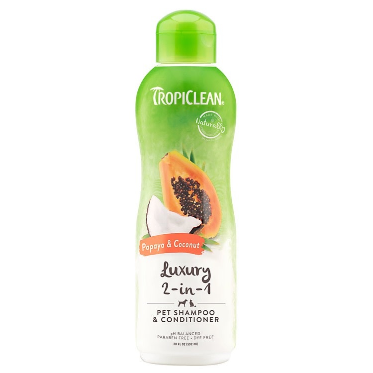 Tropiclean Tropiclean Natural Pet Shampoo Papaya & Coconut, 20oz
