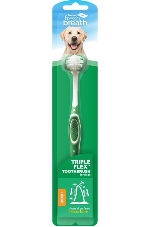 Tropiclean Tropiclean Oral Care Triple Flex Toothbrush,  Small