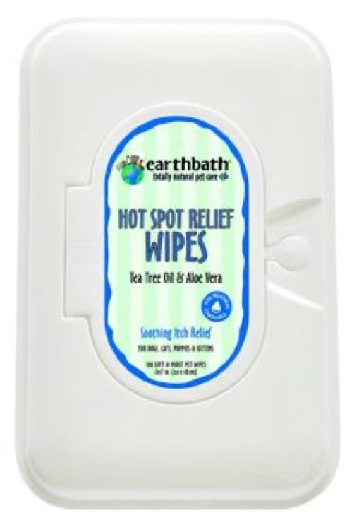 Earthbath Earthbath Grooming Wipes Hot Spot Relief, 100 pack