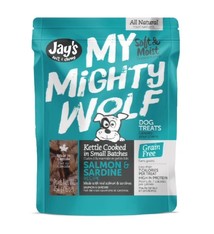 My Mighty Wolf Jay's  My Mighty Wolf Moist Salmon & Sardine Treat, 150g