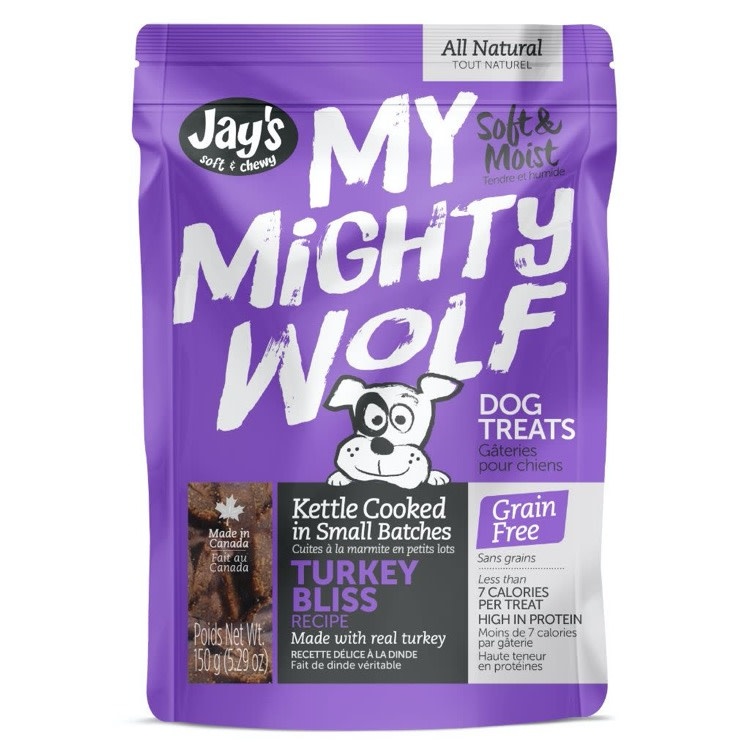 My Mighty Wolf jay's My Mighty Wolf Moist Turkey Bliss Treat, 454g
