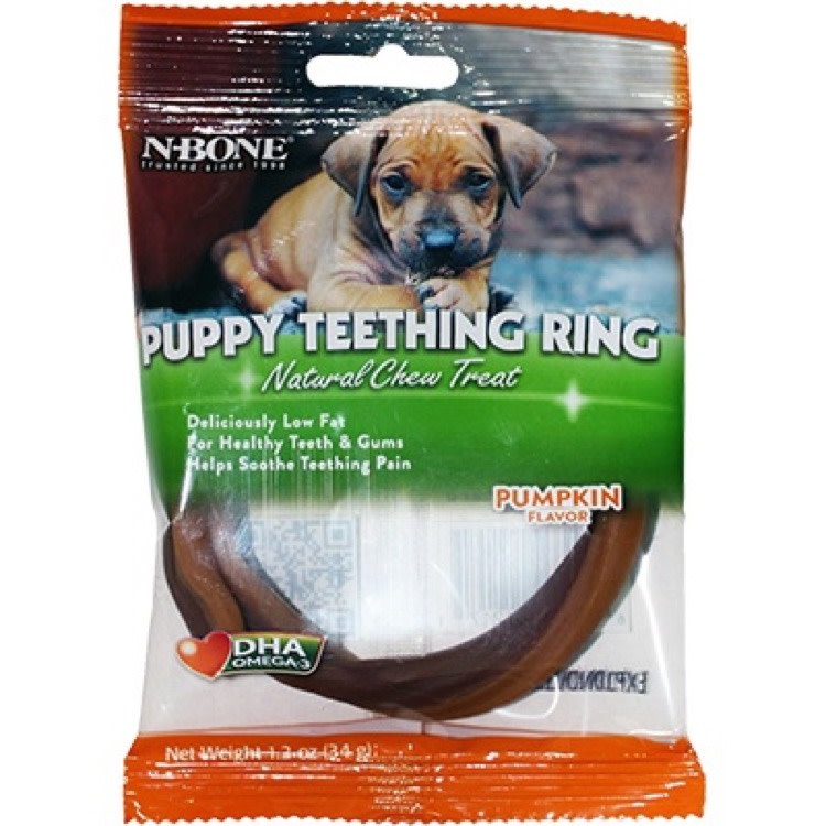 NPIC NPIC Puppy Teething Ring Pumpkin, Single