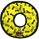 VIP Pet Products Tuffy Dog Toy Ultimate Stuffingless Ring, Yellow Dog Toy
