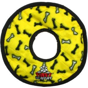 VIP Pet Products Tuffy Dog Toy Ultimate Stuffingless Ring, Yellow Dog Toy