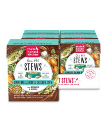 Evanger's Honest Kitchen One Pot Stews Simmered Salmon & Chicken, 10.5oz CASE