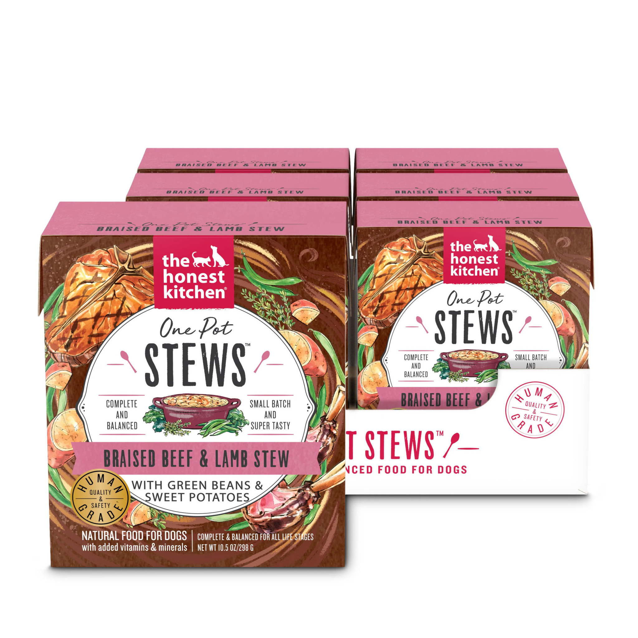 Honest Kitchen Honest Kitchen One Pot Stew Braised Beef and Lamb, 10.5oz CASE