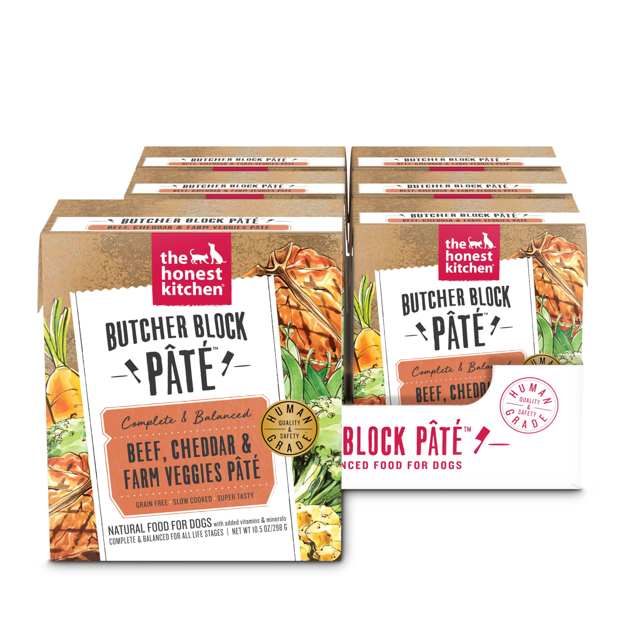 Honest Kitchen Honest Kitchen Butchers Block Beef, Cheddar & Farm Veggies Pate Dog Food, 10.5oz