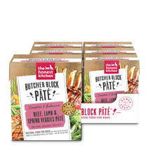 Honest Kitchen Honest Kitchen Butchers Block Pate Beef & Lamb Dog Food, 10.5oz CASE