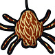 VIP Pet Products Tuffy Desert Series Spider Dog Toy