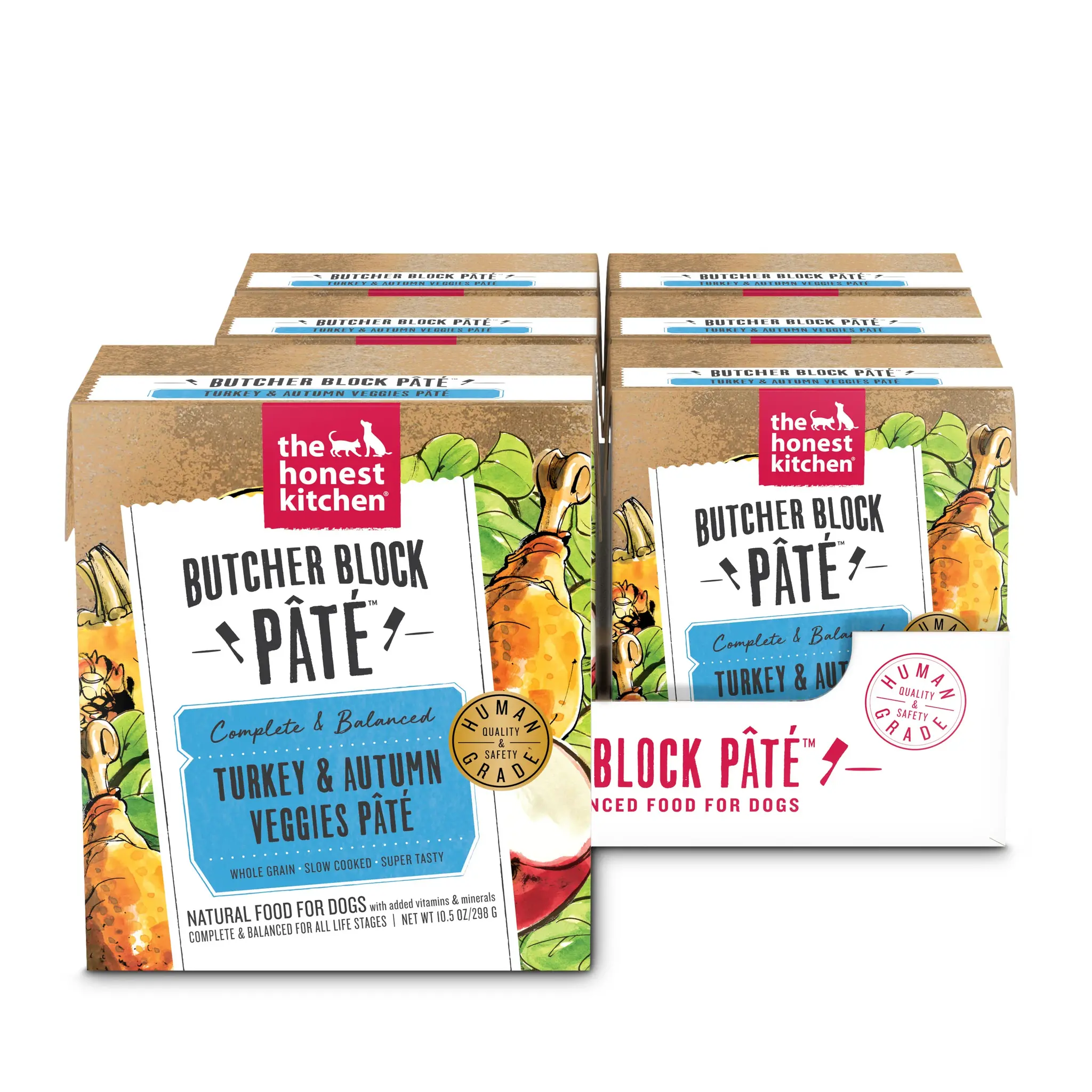 Honest Kitchen Honest Kitchen Butchers Block Turkey & Autumn Veggies Pate Dog Food, 10.5oz CASE