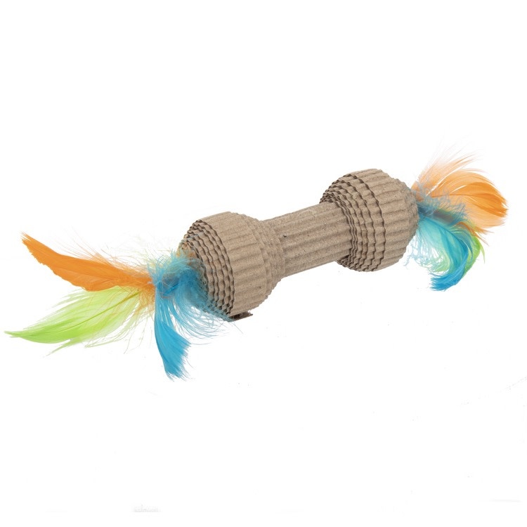 Ware Mfg Ware Currugated Barbell Cat Toy