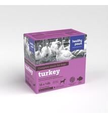 Big Country Raw Healthy Paws Canine Turkey Complete Patties RAW, 8lb