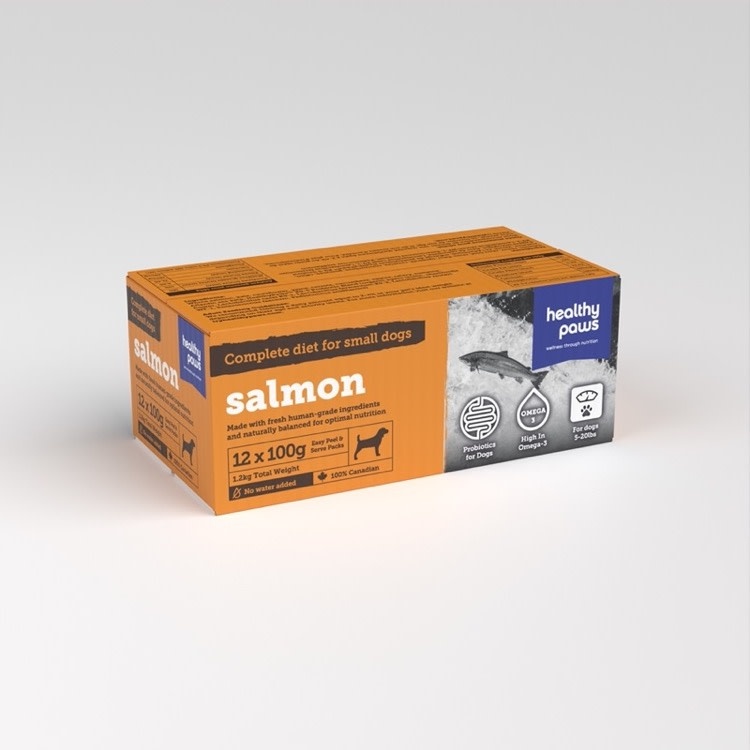Healthy Paws Healthy Paws Canine Salmon Complete Patties, 2.65lb