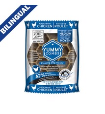 Yummy Combs Yummy Combs Flossing Dog Treats Chicken, Medium .80oz