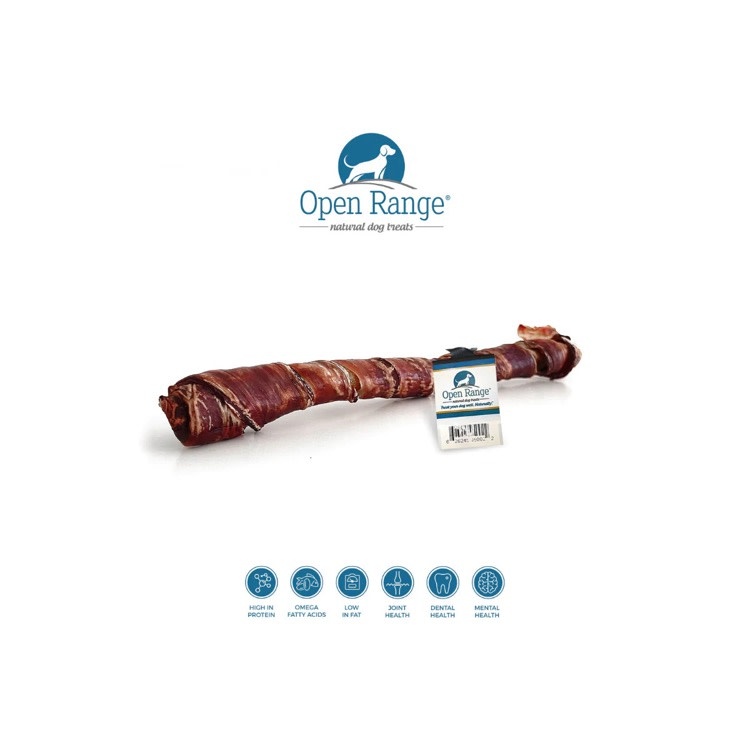 Open Farm Open Range Wrapped Cheek Stick 8"-10"