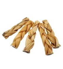 Munchie Bones Munchie Bones Natural  Braided Collagen Chew 4-6"