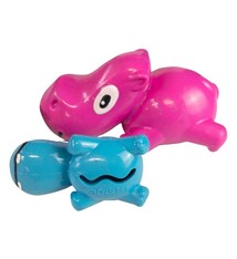 Cycle Dog Cycle Dog Ecolast 3-Play Hippo Dog Toy