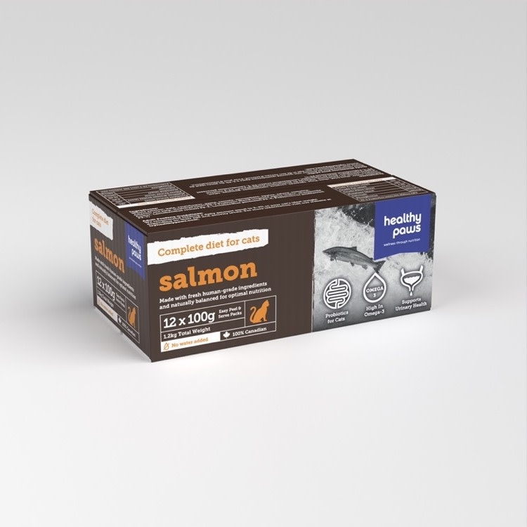 Healthy Paws Healthy Paws Complete Cat Dinner Salmon, 2.65lb