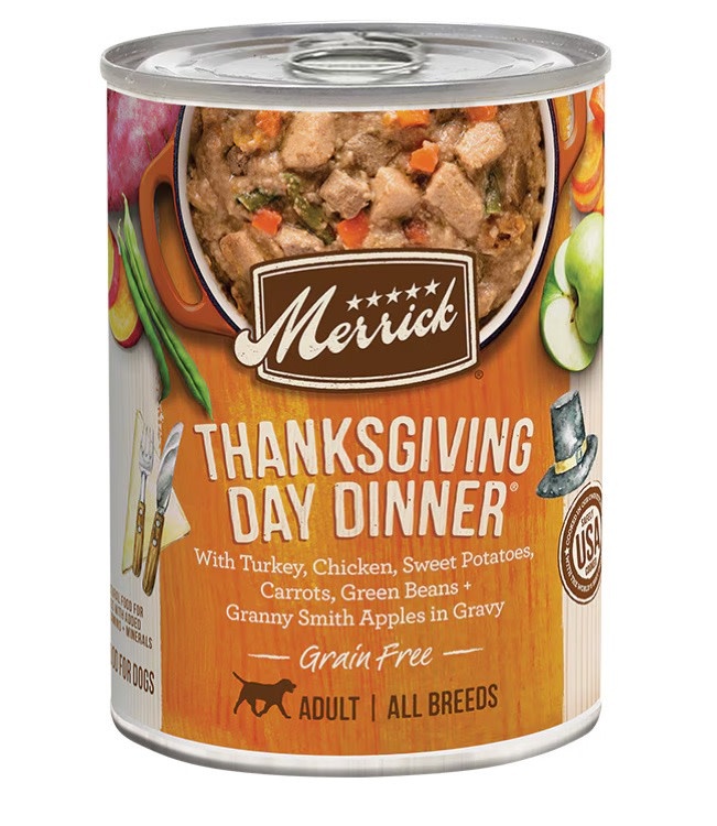 Merrick Merrick Grain Free Thanksgiving Day Dinner Dog Food, 13.2oz CASE