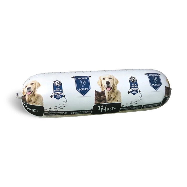 1st Moz Pet 1st Moz Pet Cold Sterilized Raw Chicken Dog Food Roll, 1lb