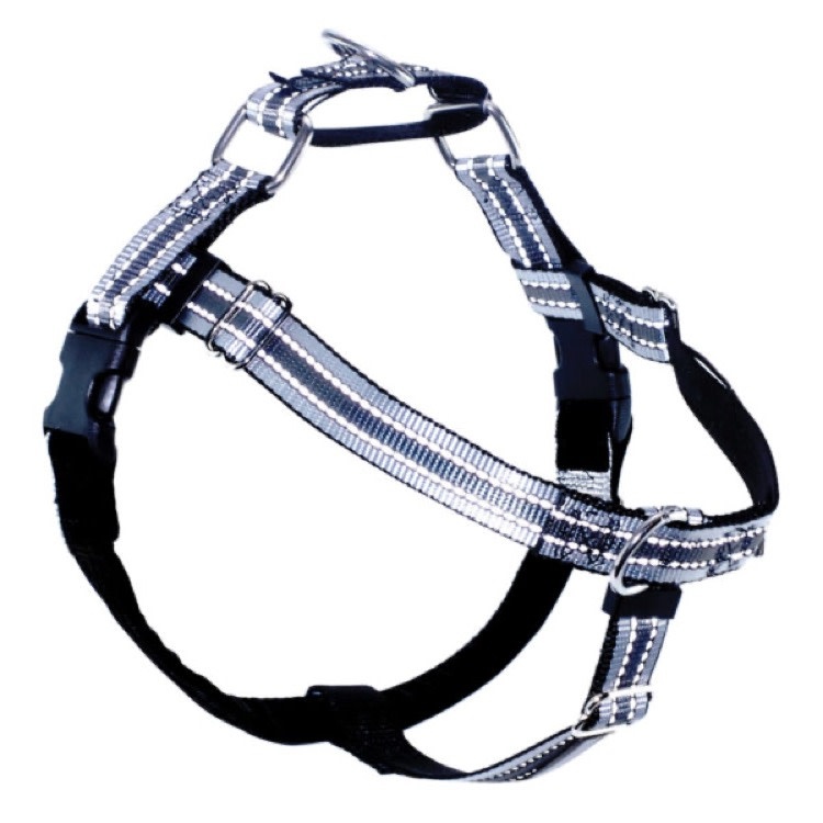WWW 2 Hounds Designs Reflective Freedom Harness Kit Black, Large 1