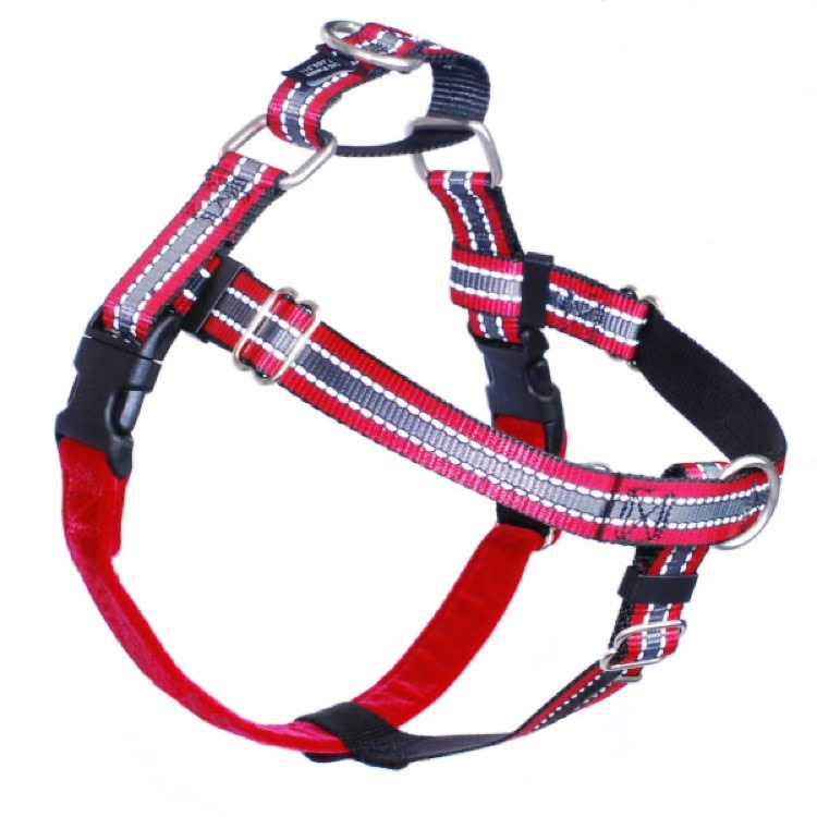 2Hounds Design 2 Hounds Designs Reflective Freedom Harness Kit Red, Small 5/8"