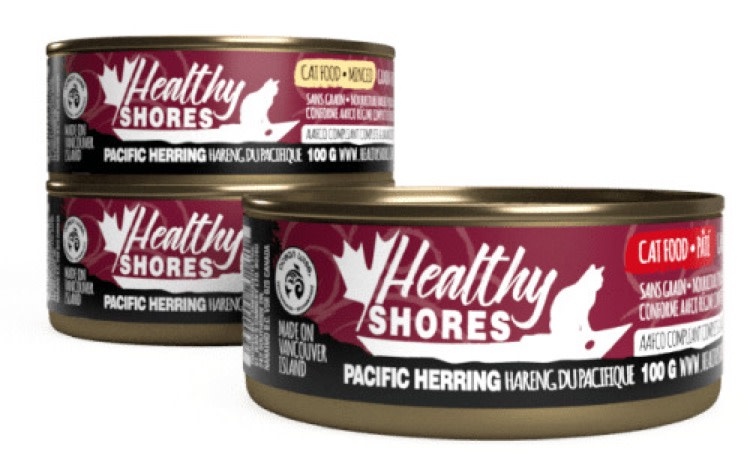 Healthy Shores Healthy Shores Pacific Herring Cat Food, 100g