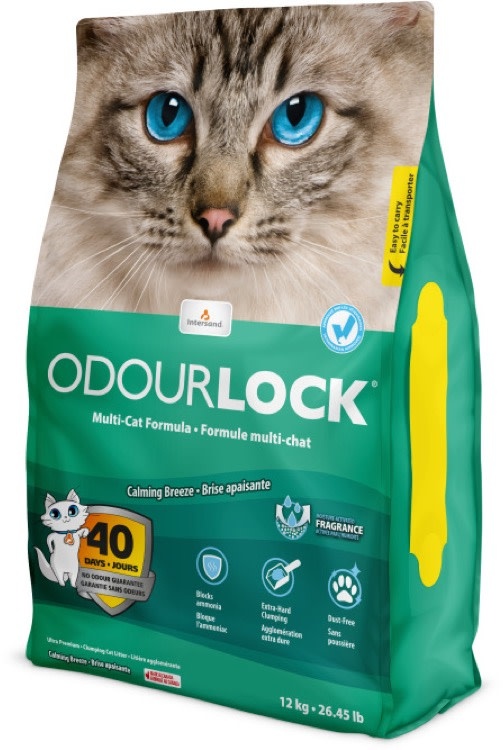 OdourLock Intersand OdourLock Multi Cat Formula Litter Calming Breeze, 12kg