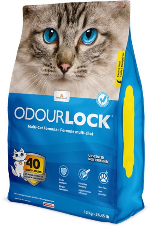 OdourLock Intersand OdourLock Multi Cat Formula Litter Unscented, 12kg