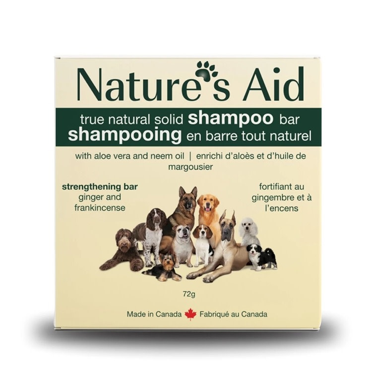 Nature's Aid Nature's Aid Natural Shampoo Strengthening Bar With Ginger & Frankensense