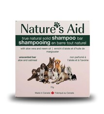 Nature's Aid Nature's Aid Natural Shampoo Unscented Bar with Aloe & Oatmeal