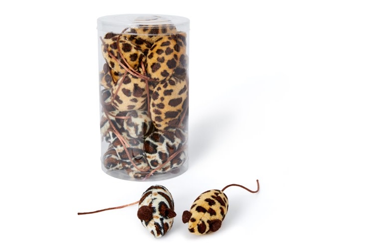 Budz Bud'z Cat Toy Leopard Print Mouse