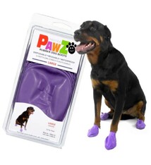 PAWZ PAWZ Reusable Boots Purple, Large
