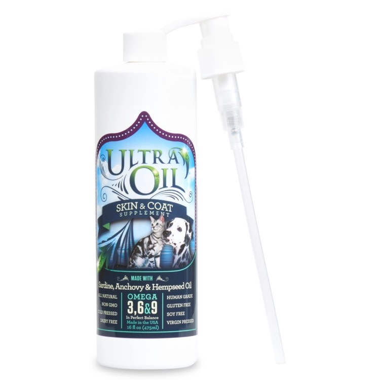 Ultra Oil Ultra Oil, Skin and Coat Supplement, Sardine, Anchovy and Hempseed Oil 16 fl oz