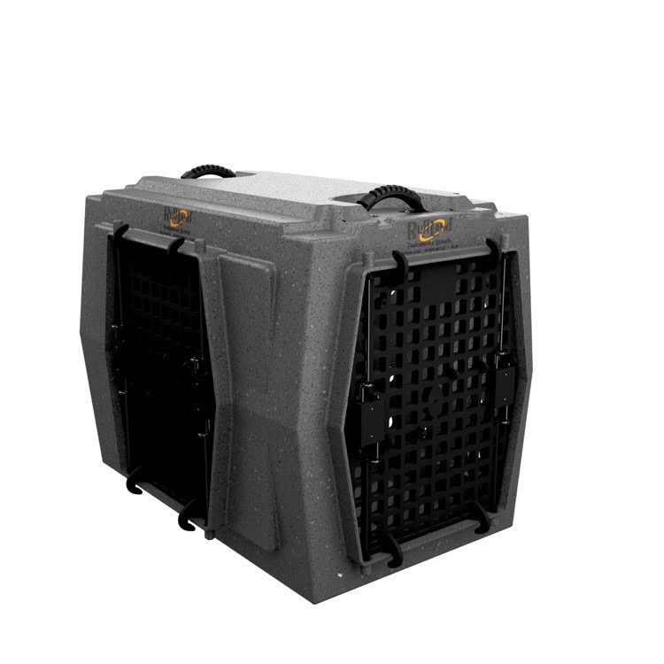 Ruff Land Ruff Land Double Door Kennel Left Side Entry