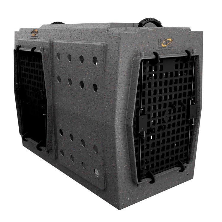 Ruff Land Ruff Land Double Door Kennel Left Side Entry