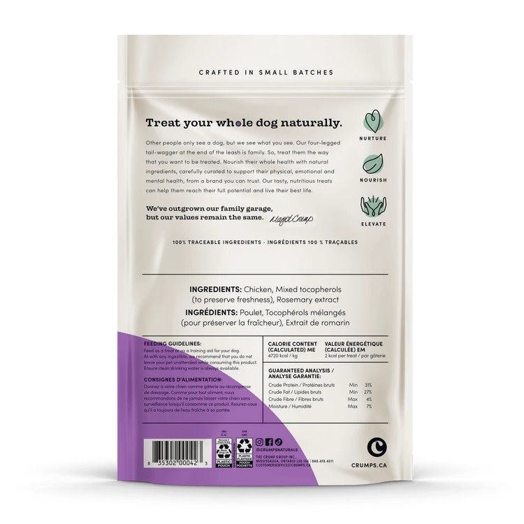 Crumps Crumps Naturals Chicken Morsels, 100g