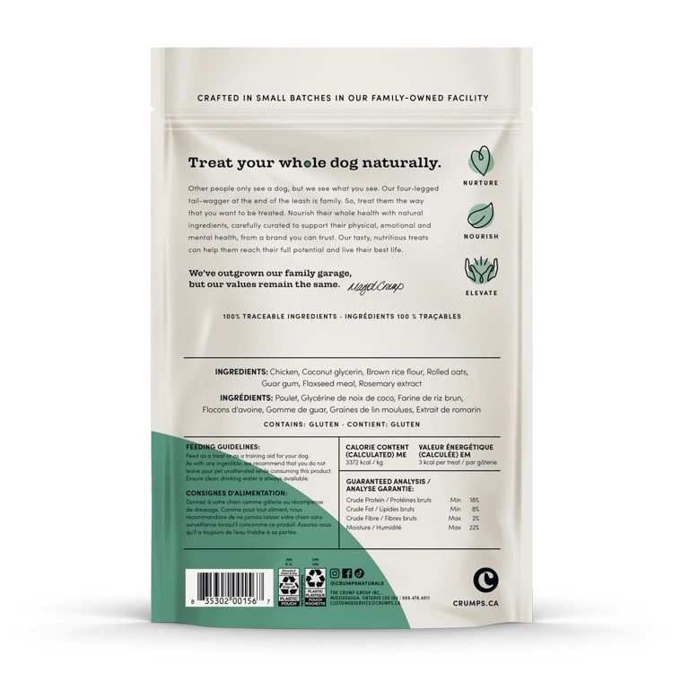 Crumps Crumps Naturals Chicken Mini Trainers, 120g