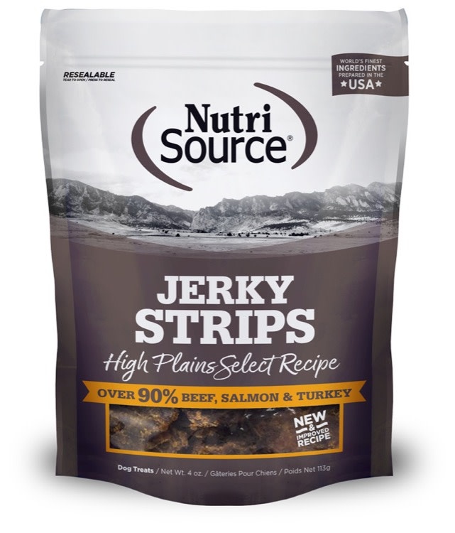 NutriSource Nutri Source Jerky Strips High Plains 4oz