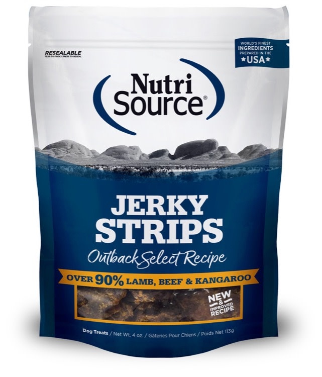 NutriSource Nutri Source Jerky Strips Outback  4oz