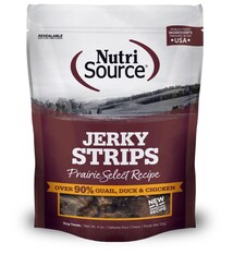 NutriSource Nutri Source Jerky Strips Prairie  4oz