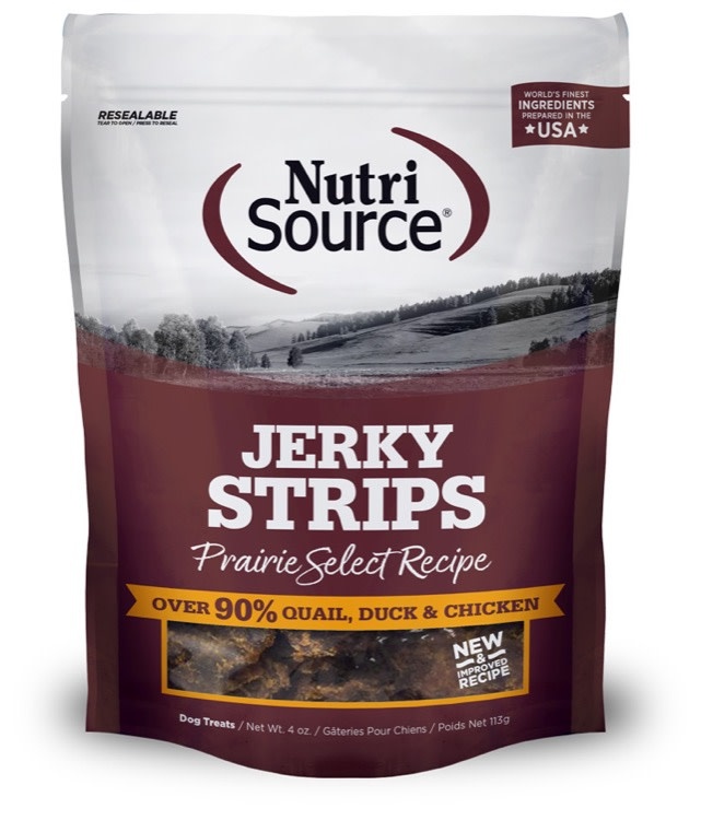 NutriSource Nutri Source Jerky Strips Prairie  4oz