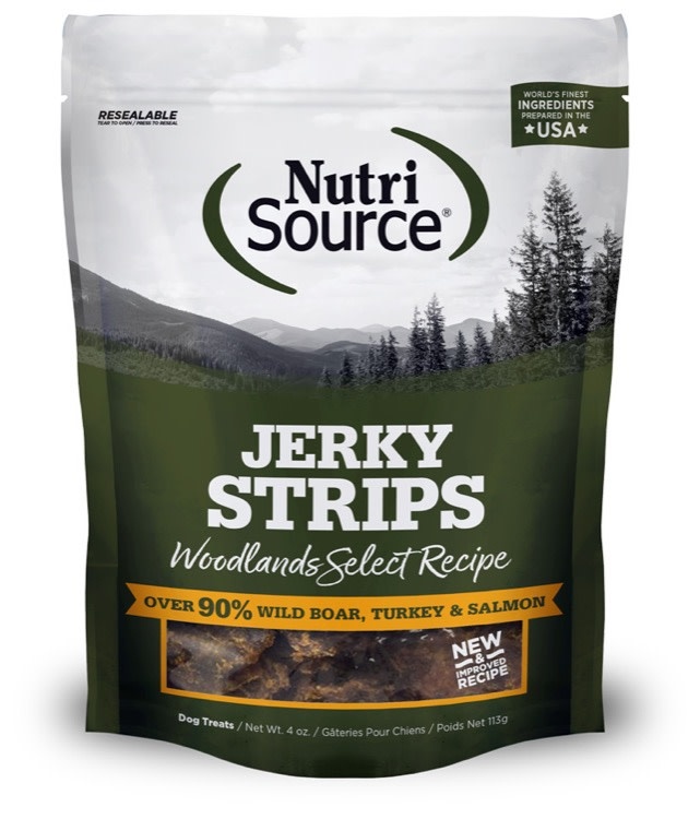 NutriSource Nutri Source Jerky Strips Woodlands  4oz