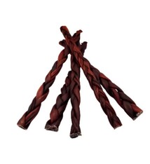 Munchie Bones Munchie Bones Natural Red Braided Beef Collagen Chew, 12" 10-pack