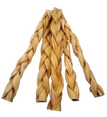 Munchie Bones Munchie Bones Natural Braided Beef Collagen Chew, 12" 10-pack