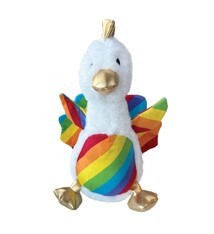 FouFou Dog FouFou Dog FouFit One Love Plush Peacock, Large