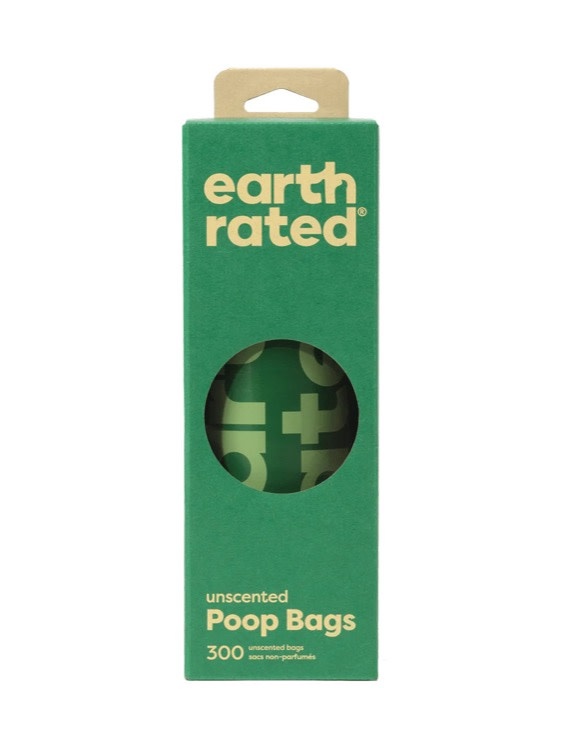 Eco Group Inc Earth Rated Poop Bags Unscented, 300 pack