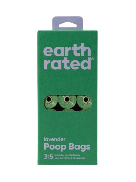 Eco Group Inc Earth Rated Poop Bags Lavender Scented, 21-pack