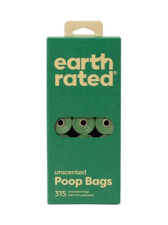 Eco Group Inc Earth Rated Poop Bags Unscented, 21-pack