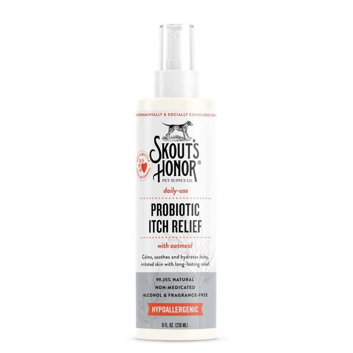 Skout's Honor Skout's Honor Probiotic Itch Relief Spray, 8oz